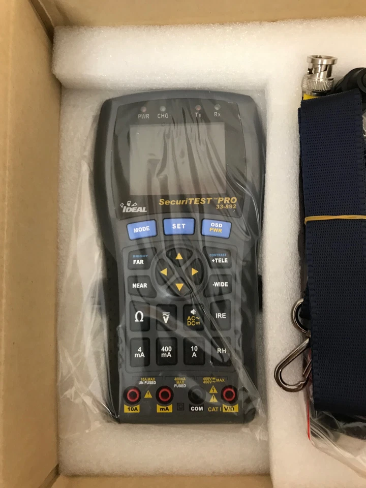 IDEAL NETWORKS 33-892 SECURITEST PRO MULTI-FUNCTION CCTV TEST SET NEW - Image 1 of 4