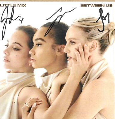 Little Mix Fully Signed Signed Between Us Art Card + CD | eBay UK
