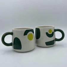 Tabitha Brown Target Mugs Avocado Green Coffee Stoneware 3 Inch Paint Wear Gifts