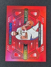 2021-22 Panini Obsidian #18 Anthony Davis Pitch Black Electric Etch Red Flood
