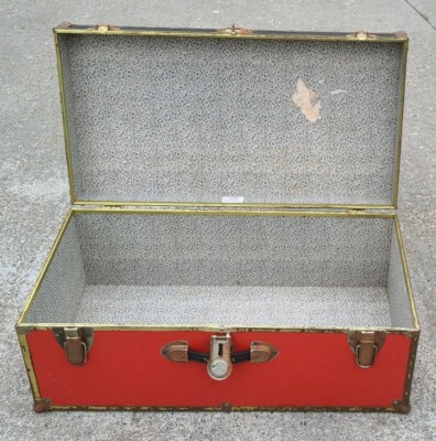 Vintage Coca Cola Coke Soda Machine Sign Trunk Footlocker Toy