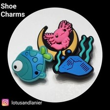 Shoe Charms "Axolotl" Set of 3