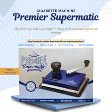 Premier Supermatic Cigarette Tobacco Rolling Machine (King & 100s)