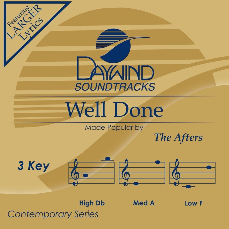 Well Done - The Afters - Accompaniment Track