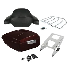 King Trunk Mount Rack Pad Fit Fit For Harley Electra Road Glide 14-Up