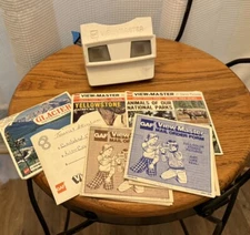 Vintage View Master Viewer With 40+slides