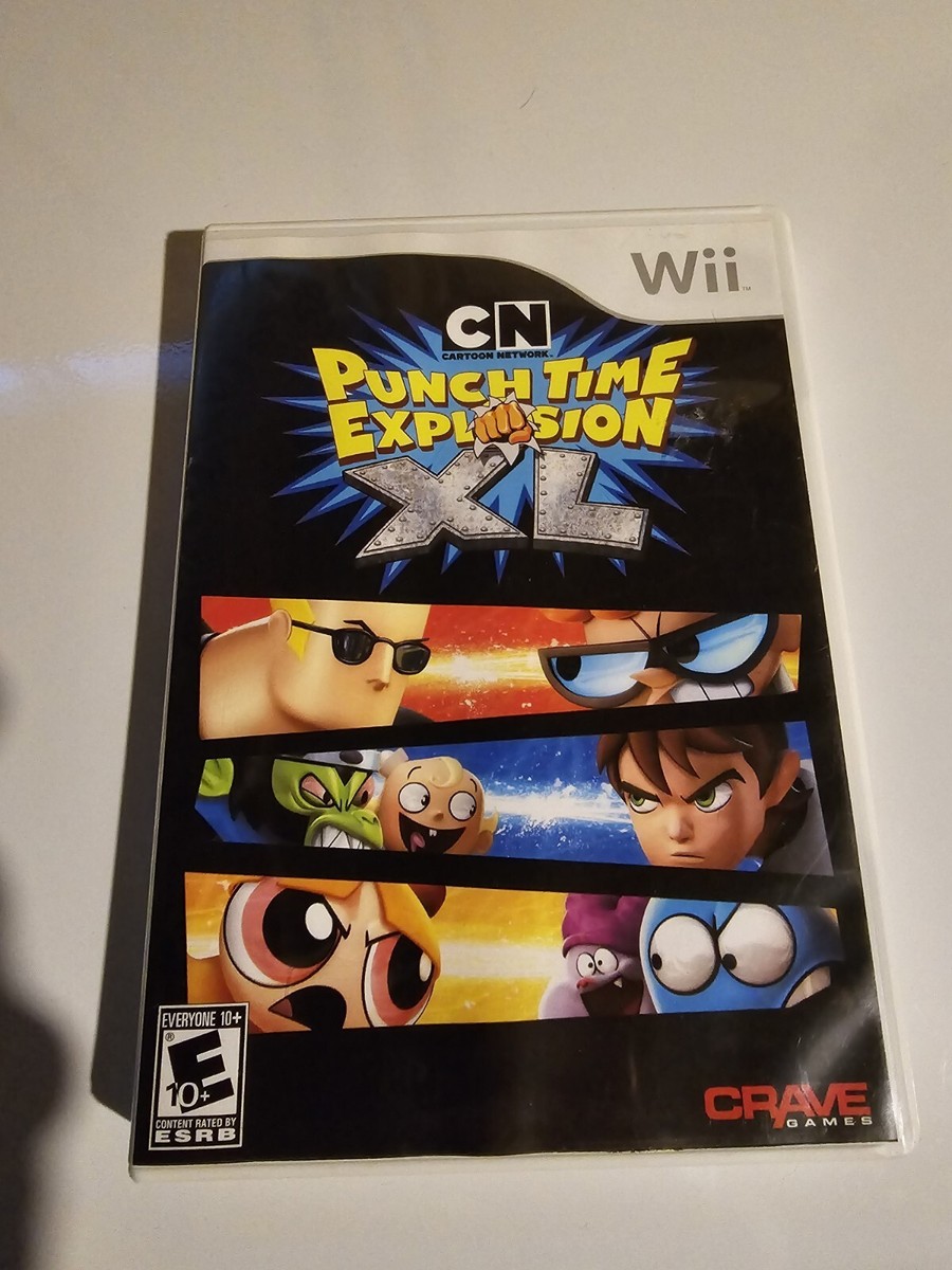 cartoon network punch time explosion xl wii game and case | eBay