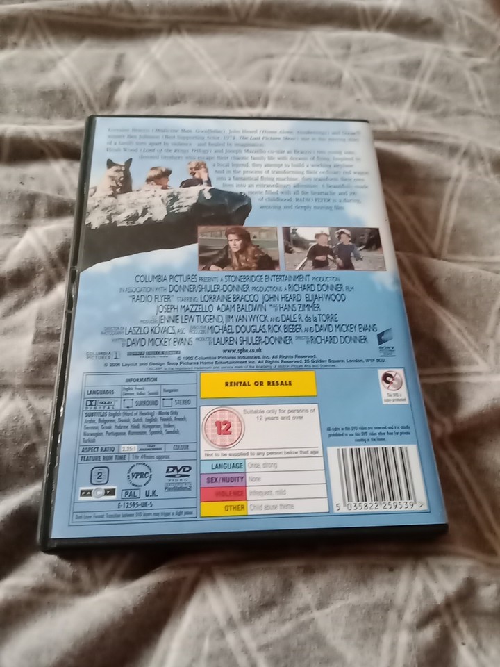 Radio Flyer Dvd Elijah Wood Region 2 43396067103 eBay