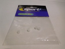 Scalextric - Pack of 4 White Pinion gears. Original Pit Lane Spares. New.