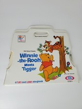1971 Vintage Walt Disney Winnie The Pooh Meets Tigger Turn And Learn Storybook