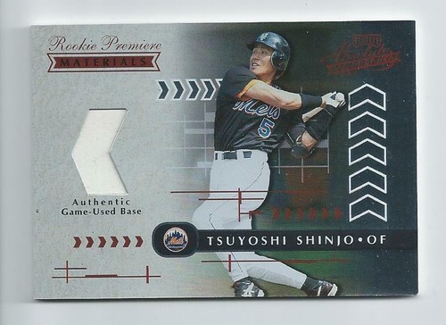 Tsuyoshi Shinjo 2001 Absolute Memorabilia Rookie Card #192