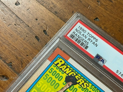1990 Topps Nolan Ryan Rangers 5000 Strikeouts Card #5 (1989