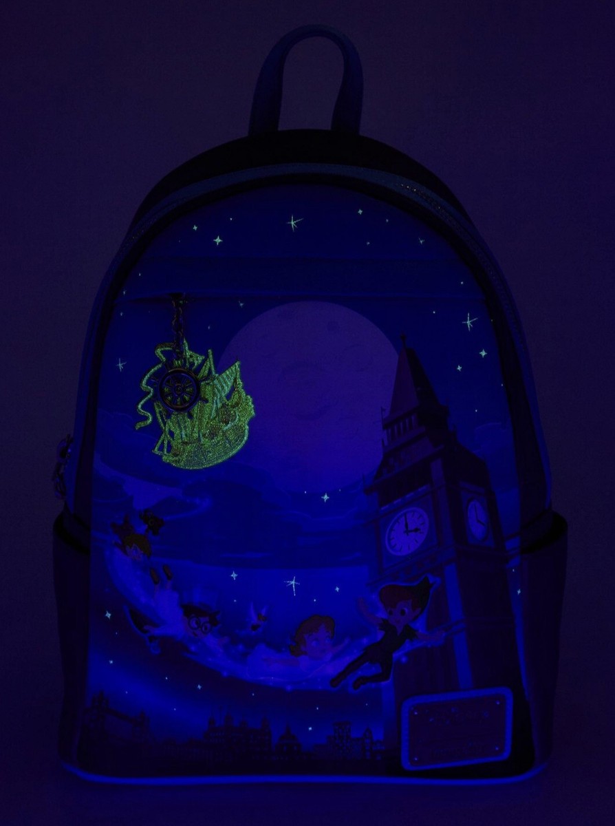 Loungefly Disney Peter Pan Night Flight Mini
Backpack NWT Loungefly Disney Peter Pan Night Flight Mini Backpack | Hot  main image 4
