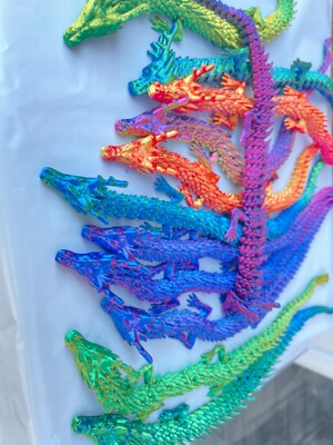 Jouet De Dragon Imprimé En , Impression De Dragon De Jouet, Dragon Articulé Flexible Dragon Fidget Jouet Dragon Articulations Flexibles Décor à La Maison Pour Enfant à La Maison