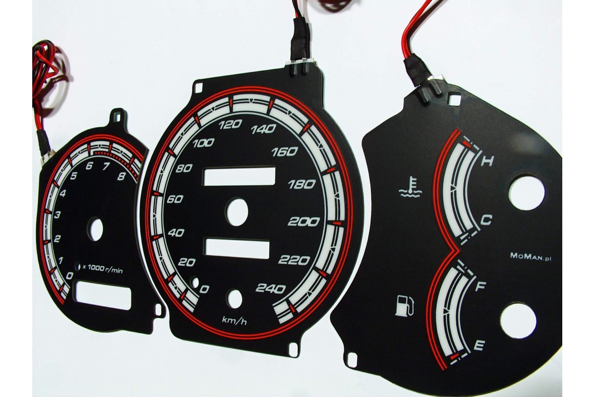 Toyota Celica VI gen (T20) 1994-1998 glow gauge plasma dials