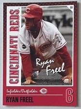 RYAN FREEL, SUPER RARE ! 2008TEAM ISSUED CINCINNATI REDS CARD