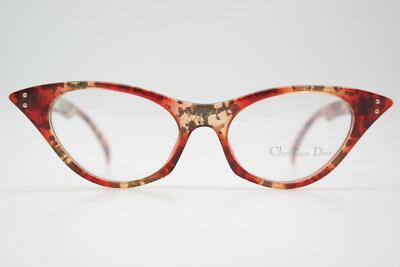 Vintage Brille Christian Dior 2573 mehrfarbig Gold Oval Brillengestell
