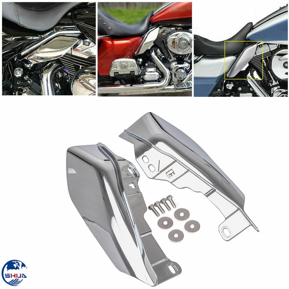 Chrome Mid-Frame Air Deflector For Harley Touring Electra Road King 01 - View #9