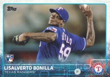 2015 Topps #691 Lisalverto Bonilla Texas Rangers Rookie Card