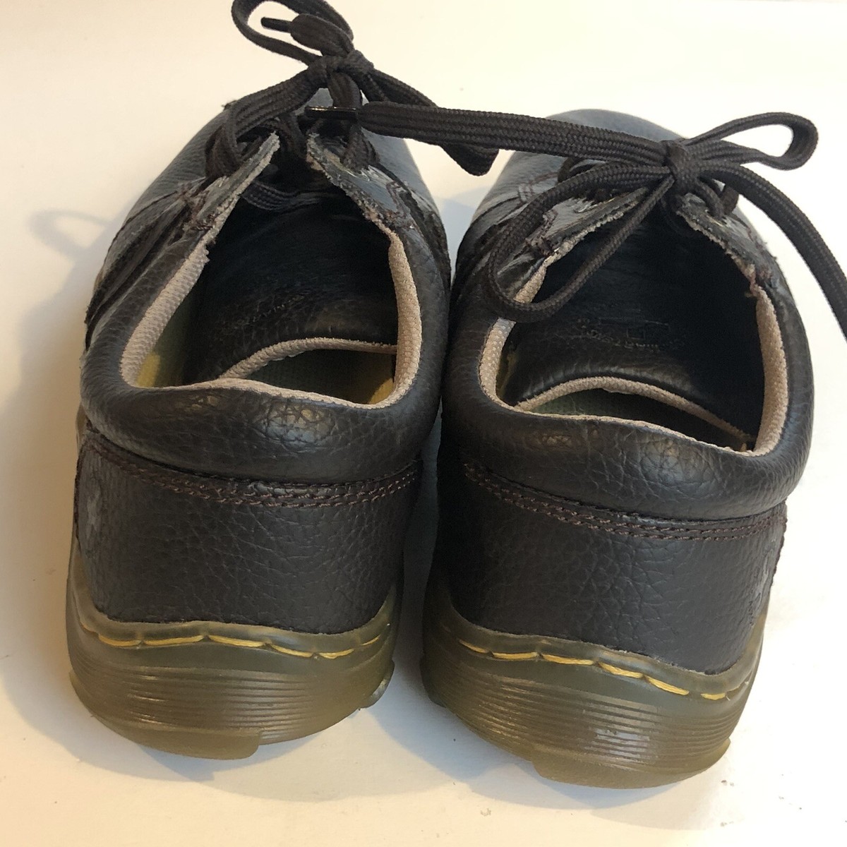 Dr Martens Mens Pembridge Brown Leather Shoes Lace Up  display picture 1