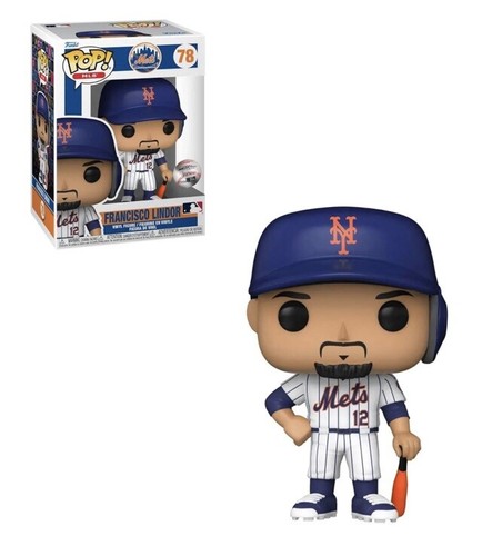 Funko POP! MLB: Mets- Francisco Lindor (Home Jersey) Vinyl Figure | eBay