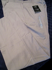 NWT  80 PERRY ELLIS FLAT FRONT EASY CARE DRESS PANTS-taupe  36X30