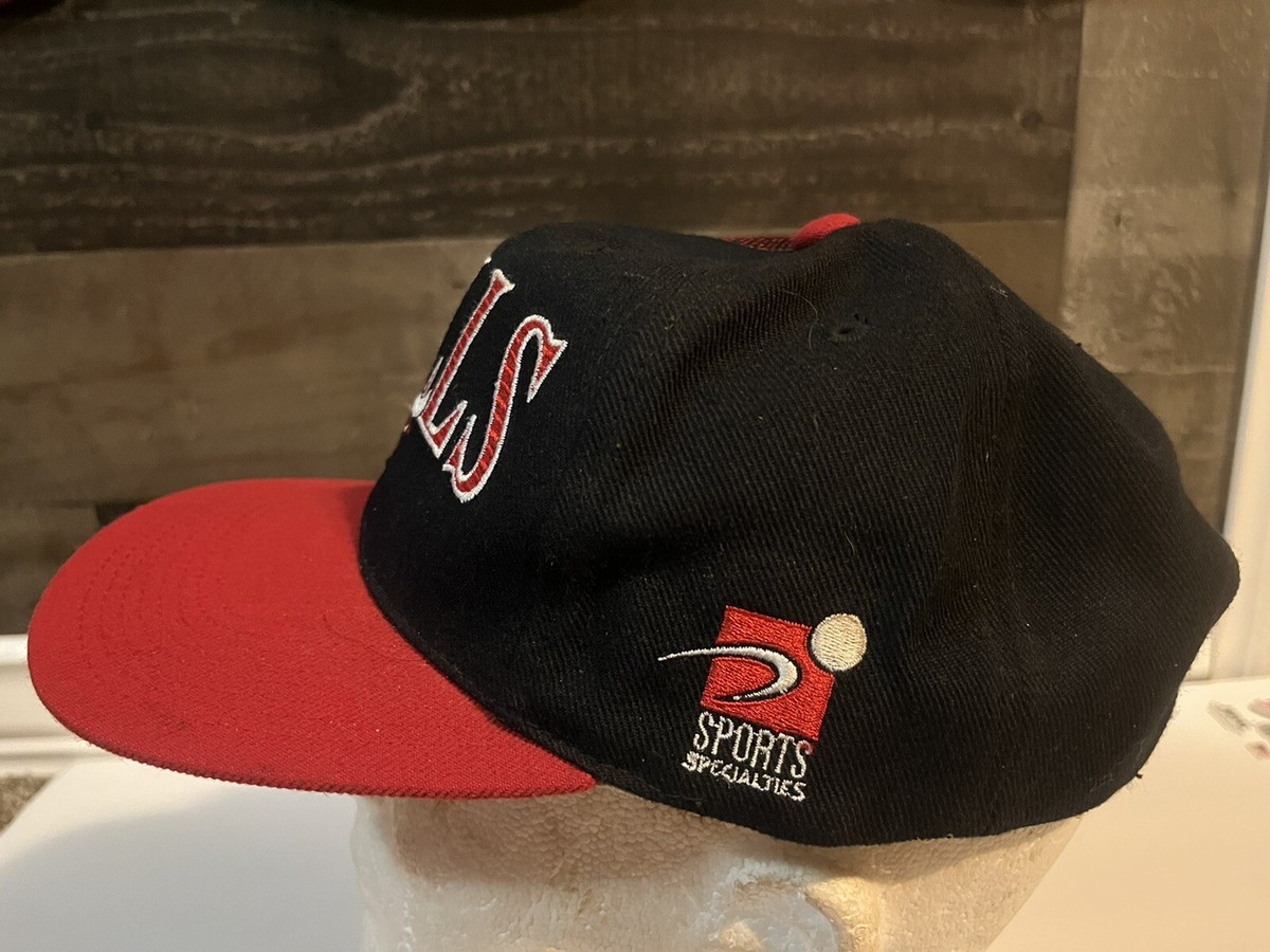 Vintage Sports Specialties LASER Chicago Bulls Snapback Hat Vintage Sports Specialties LASER Chicago Bulls Snapback Hat