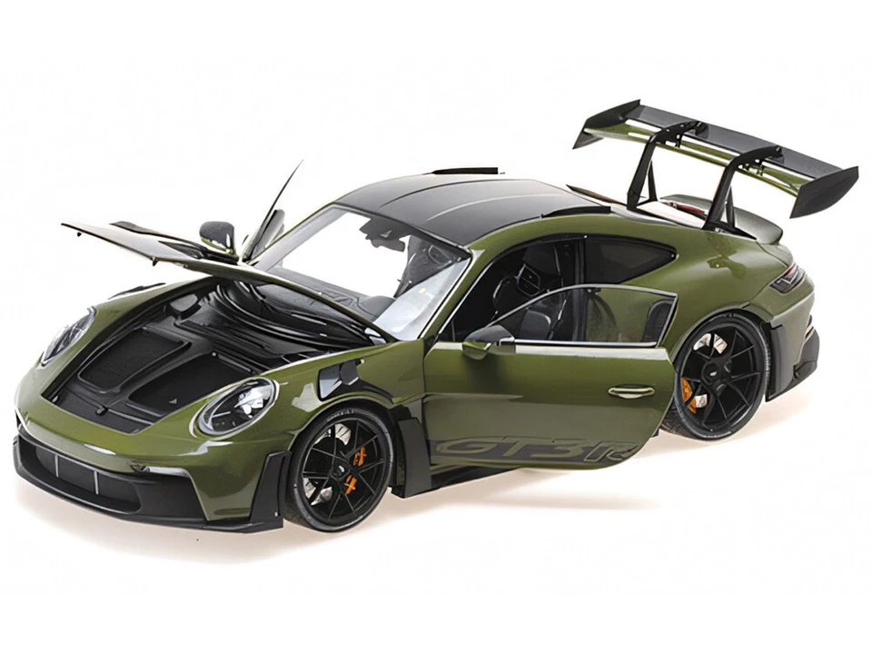 Porsche 911 GT3 RS Nato Olive Carbon 2024 em escala 1/18 - Imagem 3 de 4
