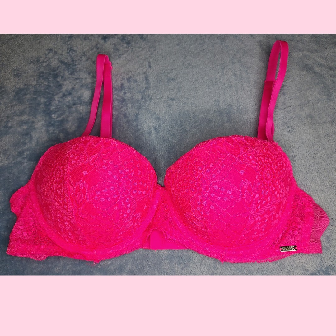 PINK VICTORIA'S SECRET Date Push-Up/ Pigeonnant Rendez-vous Bra