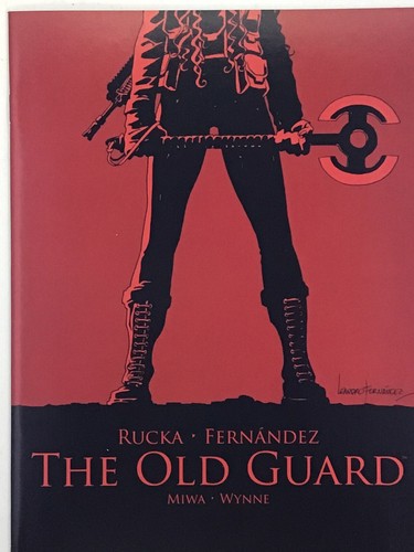 THE OLD GUARD #1 QUASI NUOVA VARIANTE ROSSA SECONDA STAMPA - IMAGE COMICS 2017 - Foto 2 di 10