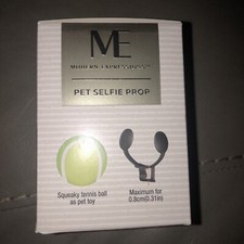 Pet Selfie Prop By Modern Expressions With Squeaky Tennis Ball As Pet Toy New