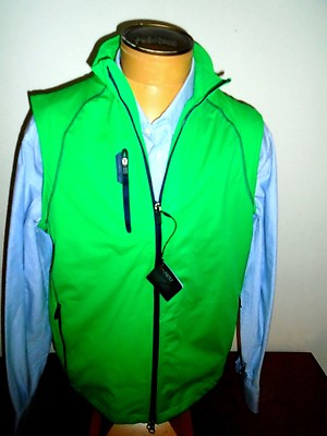 Bobby Jones X-H20 Performance Polyester Sandee Full Zip Vest NWT M $145 Green