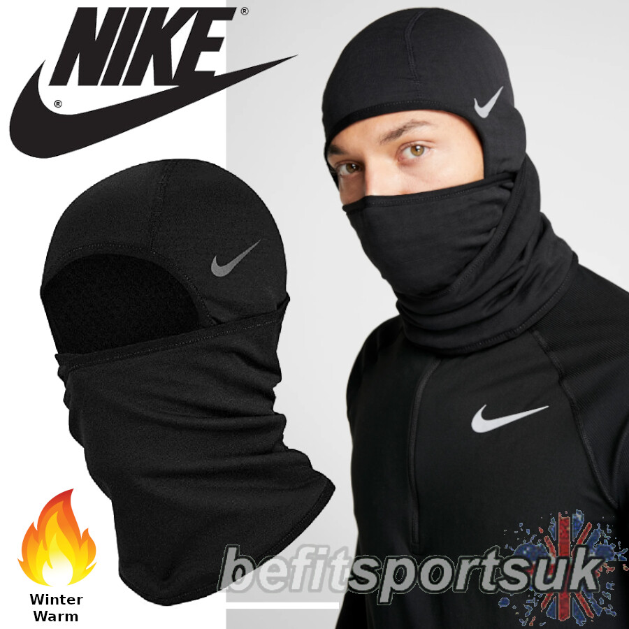 NIKE BALACLAVA CUELLO CALENTADOR ESFERA CAPUCHA TÉRMICA CABEZA NEGRO | eBay