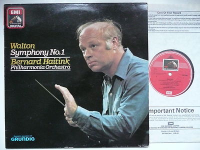 HAITINK CONDUCTS WALTON SYMPHONY NO 1 PO EMI ASD 4091 DIGITAL