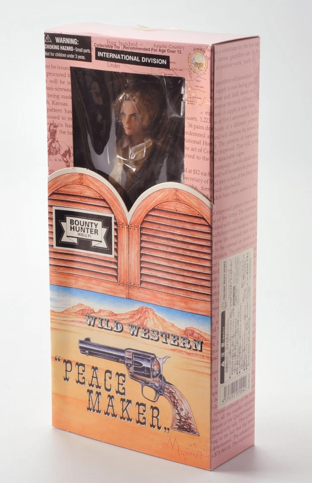 Wild West Peace Maker Bounty Hunter Action Figure Kelly 1999 Yamato New in Box - Image 2 of 4