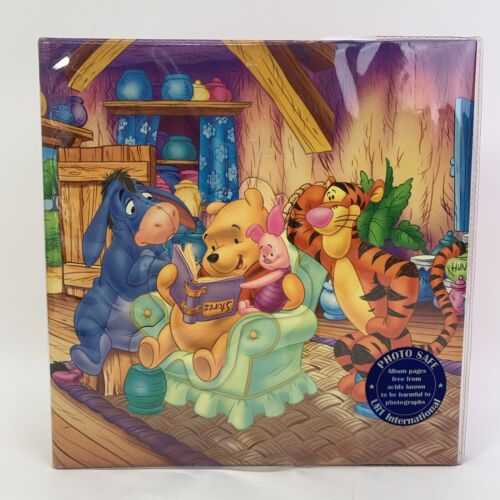 Winnie The Pooh Photo Album Disney Picture Book Tigger Eeyore CD Pocket 38 Pages - Picture 1 of 17