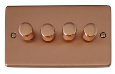 G&H Rose Gold CRGB Plug Sockets, Light Switch, Plug Socket, USB, Dimmer, Toggle