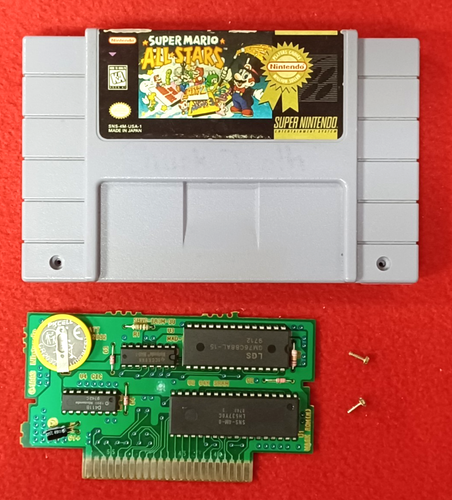 Super Mario All-Stars (Super Nintendo SNES, 1993) W/ New Battery Tested & Saves