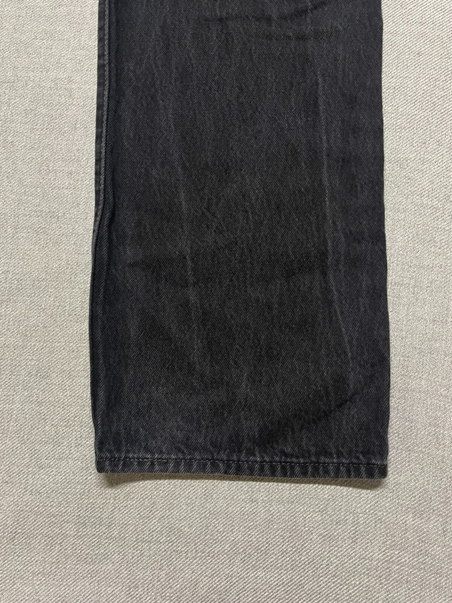 Levis 501 Jeans Mens 34x33 Black Button Fly Straight Leg Levis 501 Jeans Mens 34x33 Black Button Fly Straight Leg