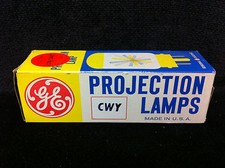 New NOS Vintage GE CWY Projector Lamp 120v 300w NIB Projection