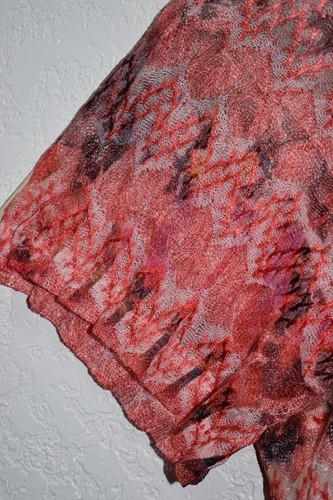 Catherines Top 4X Semi Sheer Tropical Hawiian Lightweight stretch Pullover Shirt - Picture 7 of 20