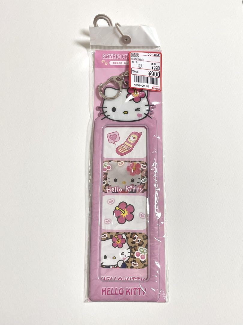 Hello Kitty 4-Cut Photo Keychain Cute Customizable Accessory