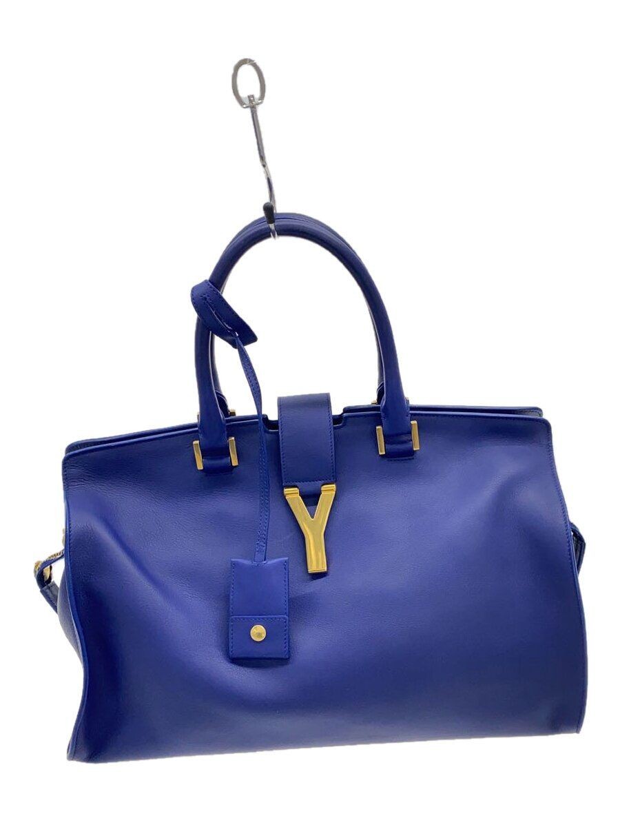 Borsa a mano SAINT LAURENT in pelle blu usata