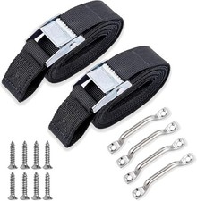 78'' Battery Tie down Strap for Boats,Battery Box Hold down Straps Kit with Stai