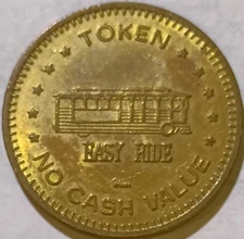 Cedar Rapids, Iowa - Easy Ride Token Easypark Downtown Transit Token IA 150 H