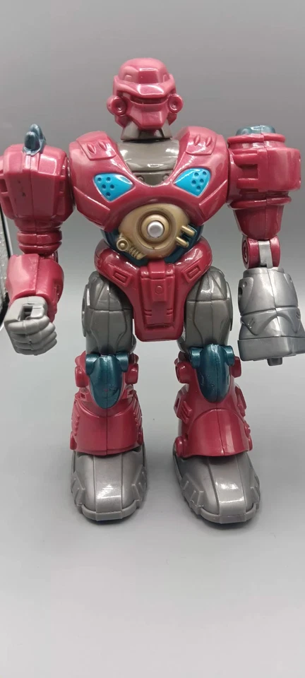 2 M.A.R.S. MOTORIZED ATTACK ROBO SQUAD CAPTAIN 7"IN ROBOT HAP P KID G - Image 3 of 4