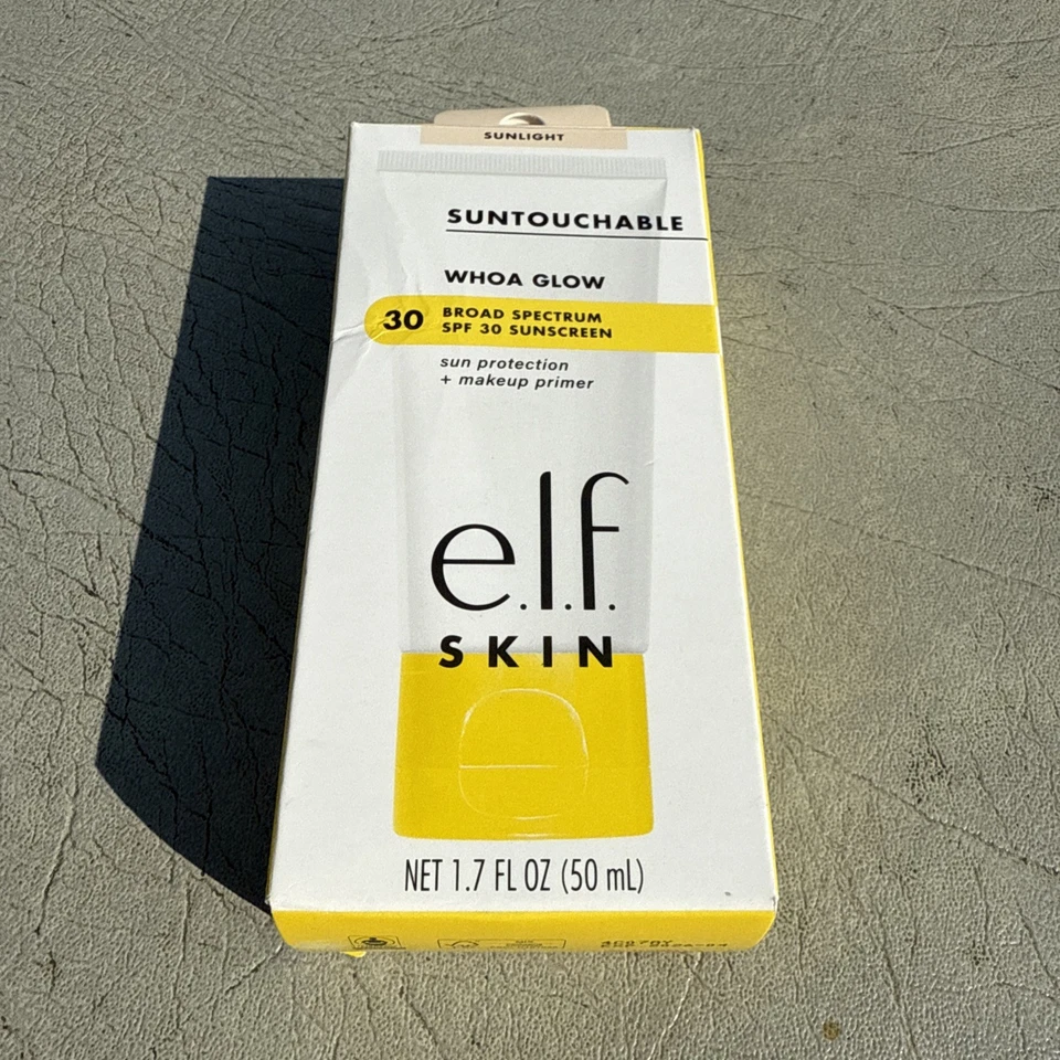 Suntouchable Whoa Glow E.L.F. Skin 30 Suncreen Broad Spectrum 1.7 Oz New In Box - Image 2 of 2
