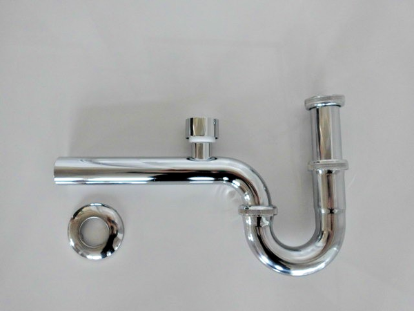 "RöHrensiphon 1 1/4\"X32Mm Chrom Mit RohrbelüFter Sifon FüR Waschbecken."-image