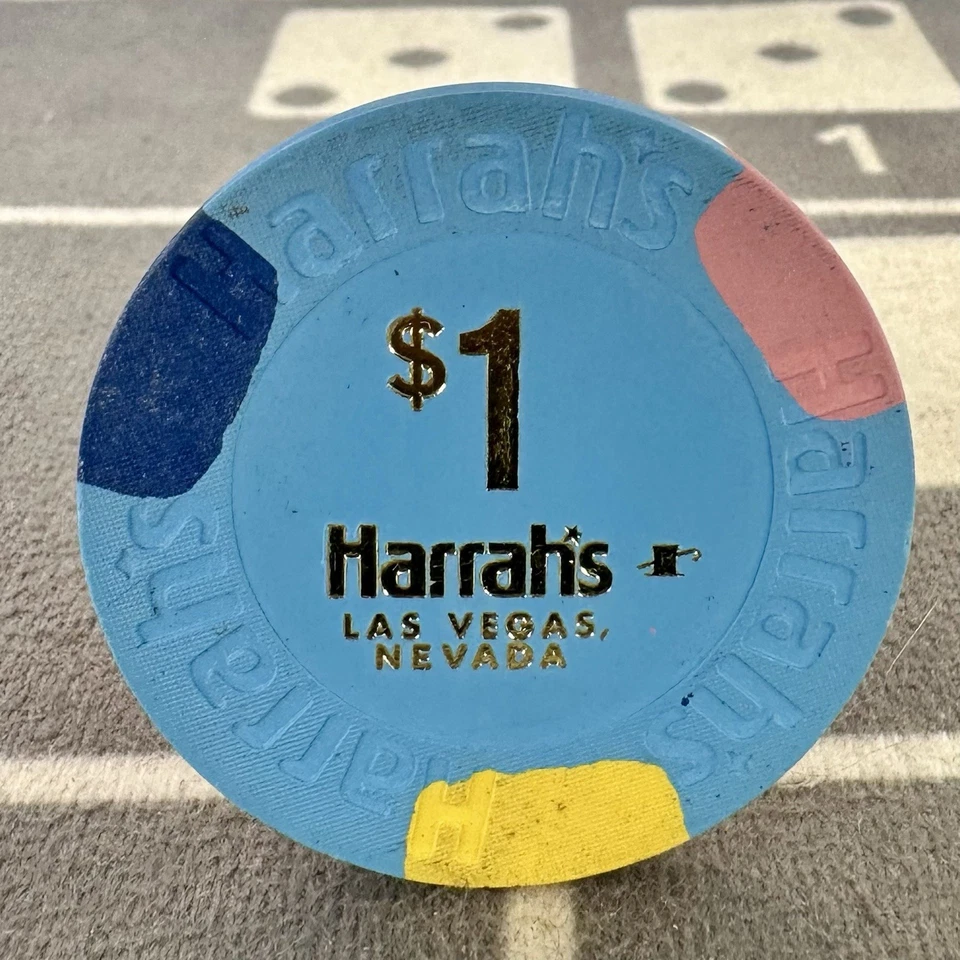 🎰🎲$1 Las Vegas Strip Casino Chip Hot Stamp Gold Current Lot Of 13🎲🎰 - Image 2 of 4