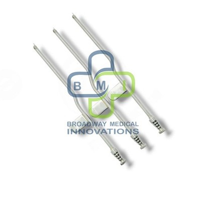 Surgical Suction Raspatory, Sharp with Stylet, (20cm) 200mm x Ø 5mm , 3 Pcs
